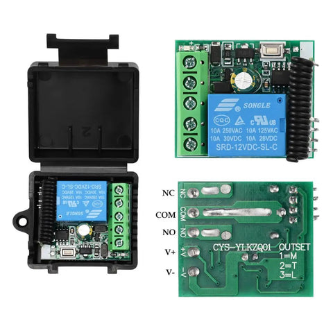 Internal view of components in Door Access Control System With RFID Keypad And Remote Pro Grade 600Lb Magnetic Door Lock Kit