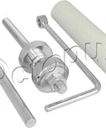 131970 Bearing Driver Installation and Removal Kit for Washer Tub Seals, metal driver with PVC guide, Whirlpool Kenmore compatible.