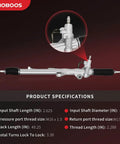 Image of Plug And Play Hydraulic Power Steering Rack And Pinion Assembly For Toyota Tundra 2000 2006 And Sequoia 2001 2007