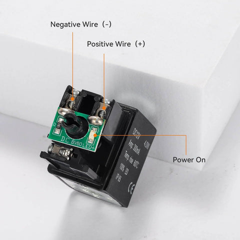Close-up of DC12V Pneumatic Solenoid Valve 4V210-08 wiring details for industrial automation and precise air control.