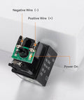 Two Position Three Way Pneumatic Solenoid Valve DC24V pilot operated single coil with wiring details and junction box.