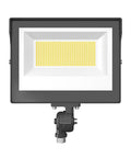 80W LED Outdoor Flood Light With Field Adjustable Color Temperature 3000K 4000K 5000K, 120-277V, IP65, front view