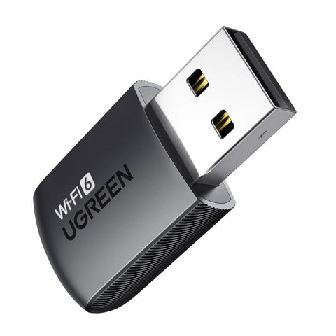 WiFi 6 USB Adapter AX900 For Desktop PC Dual Band 5GHz And 2.4GHz With Built-In Driver For Windows 10 And 11 Plug And Play Up To 600 Mbps