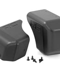 Front Bumper Caps For Jeep Wrangler JK 2007 2018 Rock Crawler Stubby Conversion Nylon Caps Improve Approach Angles Eliminate Eleven Point Five Inches Per Side Easy Install With Lifetime Replacement. Two nylon caps with screws.