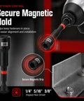 Real Deal 88 Piece Impact Driver And Magnetic Screwdriver Bit Set Tough Build S2 Steel secure magnetic nut driver for precise fastening.