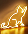 Cat LED Neon Sign USB Powered Night Light 3D Wall Art Decor For Bedroom And Living Room Warm White Cat Lamp