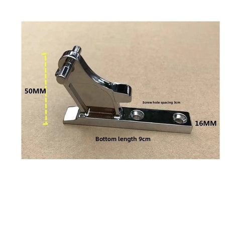 Heavy Duty Refrigerator Middle Door Hinge Replacement Featuring Slick Anti Pinch Buffer And Snug Cold Air Seal For BCD 199kb 206fb 238we 268h Top Shelf Units, 50mm height, 9cm bottom length.