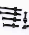Crib Screws Replacement Set Delta Hex Socket Cap Bolts Barrel Nuts Baby Bed Hardware Replacement Kit displayed on white surface