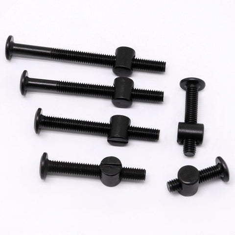 Crib Screws Replacement Set Delta Hex Socket Cap Bolts Barrel Nuts Baby Bed Hardware Replacement Kit displayed on white surface