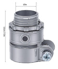 Hassle Free Squeeze Connectors 1/2 Inch Push In Fitting with metal design for easy indoor wiring, pack of 20.