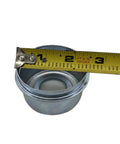 Two And Three Eighths Inch Dust Cap Grease Cover For Two Point Four Four Dexter EZ Lube Camper Axle Trail Ready Hub Dust Cap with tape measure