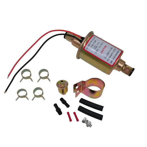 Universal 12V Electric Fuel Pump 5.5 To 9 PSI For All 12 Volt Cars Trucks Boats And Generators Built To Last Easy Install Kit