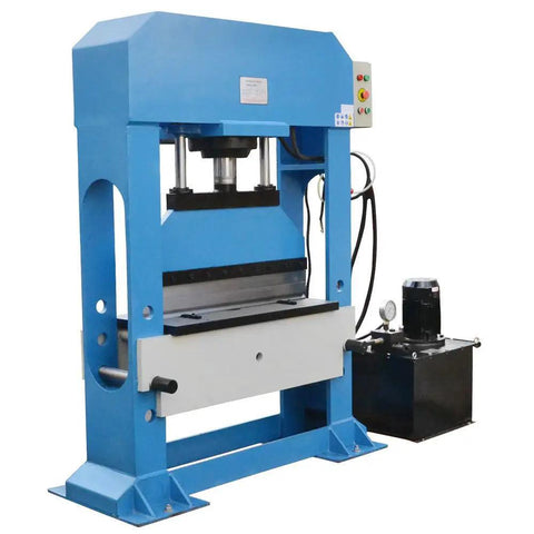 Electric 150 Ton Hydraulic Press Brake Bender Machine with 38 Inch Bend Length Two Stage Cylinder for steel sheet metal forming.