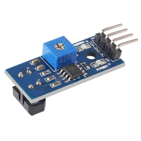 10 Pcs TCRT5000 Infrared Reflective Sensor Module For Arduino Smart Car Robot, blue board with adjustable sensitivity potentiometer.
