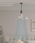 XEGZLH E27/E26 Screw in LED Ceiling Fan Light Even Lighting Distribution for Bedroom Kitchen Comfort in living room.