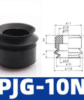 Bulk Buy PJG Series Industrial Pneumatic Rubber Suction Cup Chuck For Gripper Automation. Heavy Duty vacuum sucker in 10mm size.