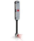 Garage Side Parking Sensor System With Ultrasonic Track Mount, LED Light And Siren Mirror Safety Indicator device view
