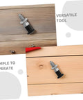 Stainless Steel Spring Indexing Plunger With Fast Reset Mechanism on wooden surfaces, showcasing its versatile tool design.