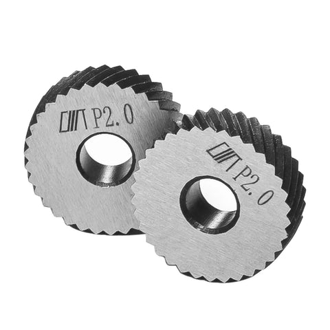 Heavy Duty Lathe Tools Set With High Hardness Metal Cutting Bits And Three Pattern Knurling Wheel Sets P2.0 for Steel Iron Aluminum