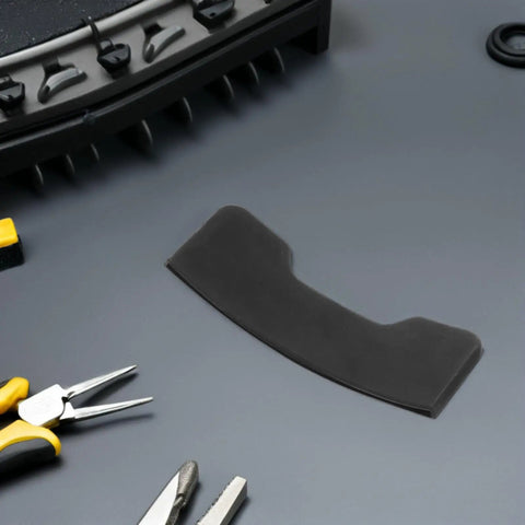 Protective Plastic Sleeve For Tire Shovel And Tire Changing Parts Black To Prevent Surface Damage And Extend Lifespan Garage Grade Tire Machine Accessory Scratch Guard Easy Fit Versatile Go To Garage Tool black plastic sleeve on tire tool on workbench
