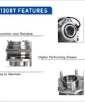 2PCS Front Left/Right Wheel Hub & Bearing Assembly 513087 for 1991 to 1999 GM Vehicles with ABS, economic and reliable features