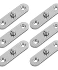 Hidden Cabinet Hinges 6 Pack Stainless Steel 360 Degree Rotating Folding Door Pivot Hinges for Cabinets and Windows