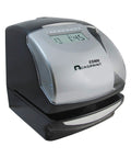 Bulletproof Electronic Time And Date Stamp Machine With No Fuss Numbering For Small Business Crews Syncs To Atomic Clock Auto Adjusts for Daylight Saving