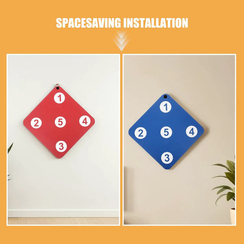 Two Sided Fencing Target Practice Hanging Targets for Home Gym Self Training Level Up Control Timing and Accuracy Space Saving