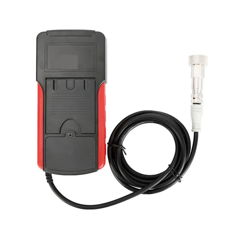 Digital Vibration Meter Handheld Industrial Vibration Sensor And Analyzer With Probe For Pro Grade Accuracy In Acceleration Velocity And Displacement Measurements Rugged Portable Vibration Tester For On Site Diagnostics; handheld unit with probe