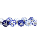 Top Shelf 10 Pack Ceramic Cabinet Knobs With Blue And White Printed Antique Patterns Sweet Glossy Finish Drawer Pull Handles For Kitchen Cupboards And Wardrobes Legit Home Decor set of ten unique blue ceramic drawer knobs.