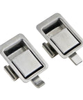 Beefy Stainless Steel Cabinet Door Flat Lock Hardware For Industrial Automation Equipment, Heavy Duty Latch Model XG0950051A, 1 Piece