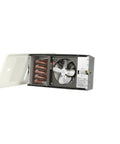 Low Profile 4300 Series Fan Forced Wall Heater No Thermostat, Ivory Finish, 1000/750 W, internal components view