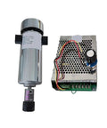 Air Cooled 0.8kW DC 110V CNC Spindle Motor Kit With ER16 Chuck 20000RPM, 800W Spindle and power supply