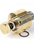 Water Universal Rotary Joint For High Temperature And High Pressure Cooling Systems, 360 Degree Swivel With No Leak And Smooth Bearings, Fast Beefy Response For High Speed Operation, HD50 Left Thread brass rotary joint with O-ring