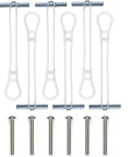 Heavy Duty TV Mounting Kit For Frame TV No Gap Wall Mount Fits Steel Stud Or Drywall Holds Up To 90lbs Includes Six Elephant Anchors