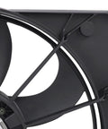 Close-up of Premium Engine Cooling Fan Replacement For Chevy Bolt Euv And Bolt Ev 2017 To 2022 with molded plastic blades.