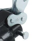 Close-up view of Heavy Duty One Spool Hydraulic Control Valve For Log Splitters And Loaders With Three Quarter Inch NPT Ports And One Half Inch NPT Work Ports Delivers 30 GPM At 3625 PSI, showing metallic components.