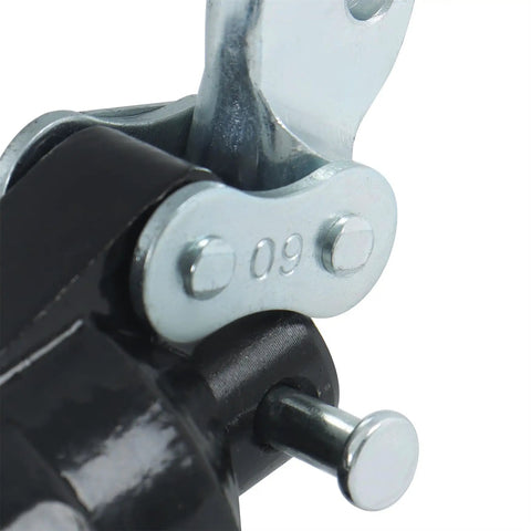 Close-up view of Heavy Duty One Spool Hydraulic Control Valve For Log Splitters And Loaders With Three Quarter Inch NPT Ports And One Half Inch NPT Work Ports Delivers 30 GPM At 3625 PSI, showing metallic components.