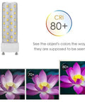 GU24 LED Light Bulb 5000K Daylight White 1300 Lumens High Brightness For Bathroom Ceiling Fans 10W 120V 2 Pack Not Dimmable Replacement Twist Base Energy Efficient and flower color comparison at CRI 80+