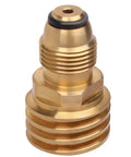 Propane Tank Adapter Converts POL LP Tank Service Valve To QCC1 Type 1 Hose Or Regulator For Old To New Style Systems Durable Brass Construction
