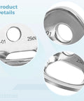 Close-up of 6 Pack Stainless Steel Climbing Anchor Bolt Hangers With 25kN Load Capacity showing details and markings.