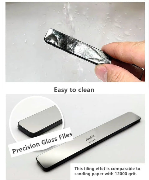 Ultra Fine Polishing Files Set For Scale Models, Glass Polishing Tools 8000 10000, 3 Pcs, easy to clean under running water
