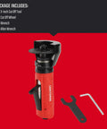 3-In Cutoff Tool With Reversible Cutting Wheel, High Speed RPM, Lightweight And Compact, Safety Guard, Ergonomic Grip For Automotive