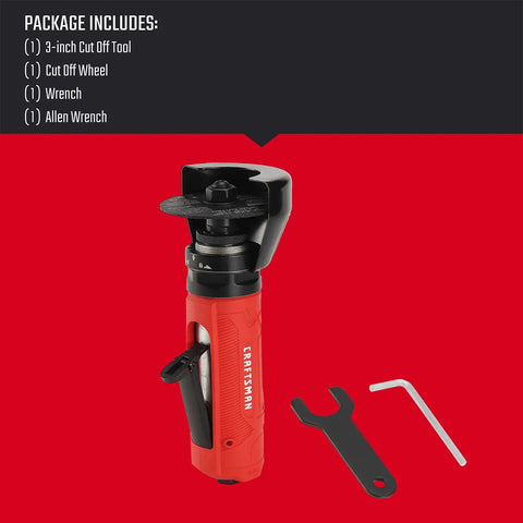 3-In Cutoff Tool With Reversible Cutting Wheel, High Speed RPM, Lightweight And Compact, Safety Guard, Ergonomic Grip For Automotive