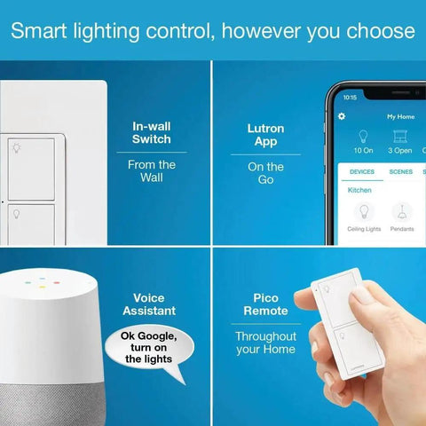 Smart Light Switch Kit With Wall Plate And Hub Plays Nice With Alexa Google Home And Apple HomeKit Single Pole Or 3 Way 5 Amp Neutral Required Control Multiple Lights From One Switch with app interface and voice control