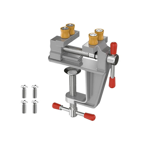 Heavy Duty 360 Degree Swivel Cast Iron Bench Clamp For Home Workshop And Metal Fabrication with adjustable jaws