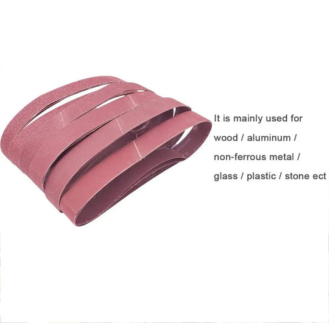 18 Pack 1-1/2 X 30 Inch Sanding Belts Set For Pipe Tubing Polisher Sander With 60 80 120 150 240 400 Grit Aluminum Oxide Belts
