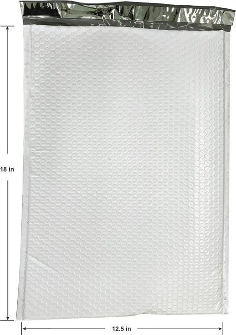 Large Heavy Duty Bubble Mailer 12.5x18 Inch Poly Mailer With Bubble Lined Cushioned Interior Tear Resistant and Water Resistant