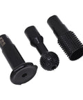 Pro Grade 3 Piece M10 Angle Grinder Rotary Sphere Burr Bit Set For Fast Wood Carving And Smooth Polish On Plastic Or Fiberboard Built Tough With Alloy Steel. Three rotary bits with hardened steel heads.