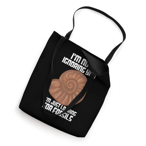 Field Tested Paleontology Tote Bag For Hunters And Collectors A Durable 16x16 Canvas Carryall For Archaeology Trips Finds And Science Lover Gift Ideas with fossil design